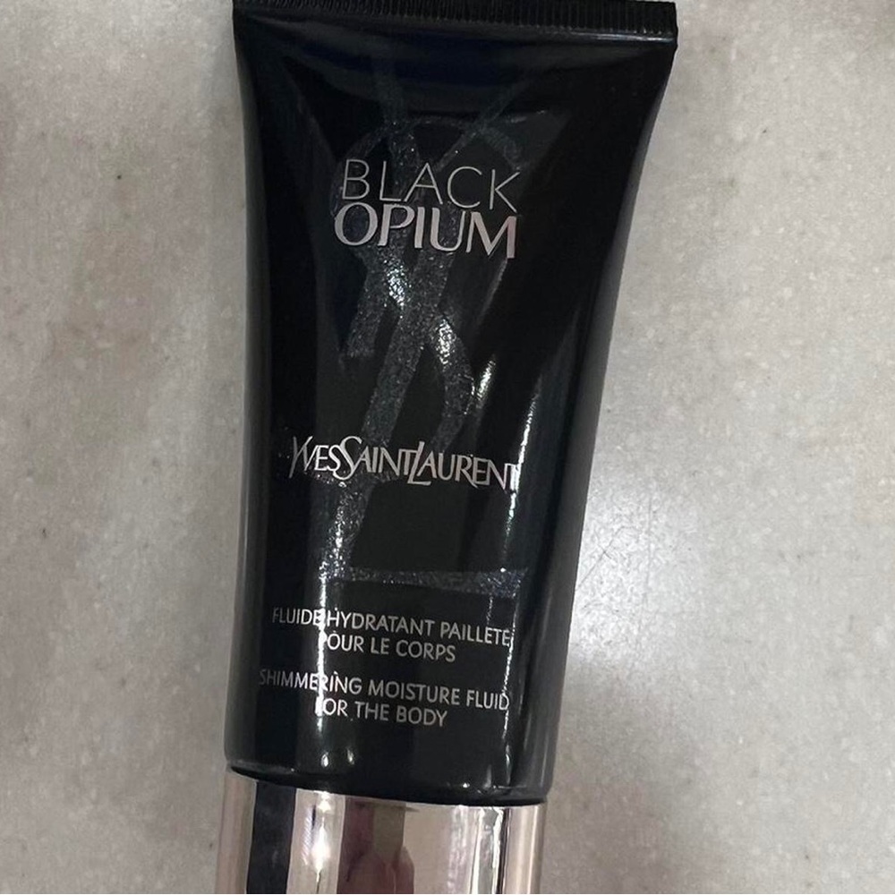 YSL Black opium womens perfumed shimmering body lotion NEW 50 ml 1.6 fl oz
